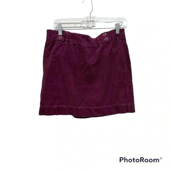 Ann Taylor loft corduroy mini skirt 8P - Picture 1 of 7